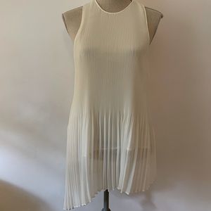 ZARA Asymmetrical Classy White Blouse